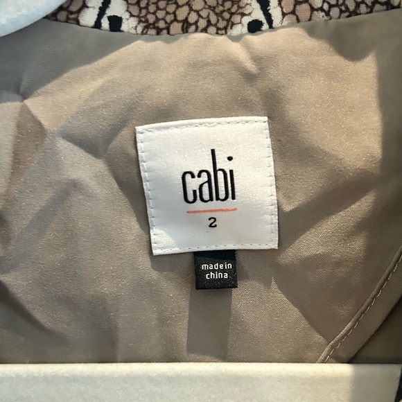 Cabi Python Snake-print Blazer With Shoulder Pads Size 2 - Picture 5 of 6